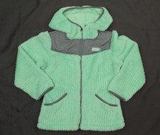 Weatherproof 32 Degrees Girl's Green Jacket Hoodie Size 10-12