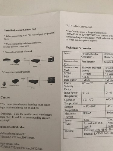 Multimode To Single Mode Fiber Converter - 第 8/9 張圖片