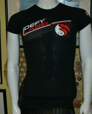 Womens Sober Society Defy The Label T Shirt Small Nice MI Empowering Recovery