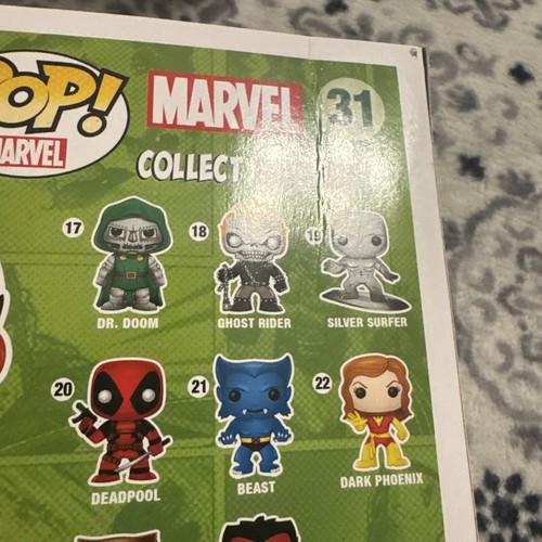 Marvel Funko Pop! Red Hulk #31 (SDCC Metallic 2013) ***480 Piece*** w/Protector - Picture 4 of 9