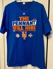 T SHIRT 2015 NEW YORK METS THE PENNANT WILL RISE MINT Xlarge