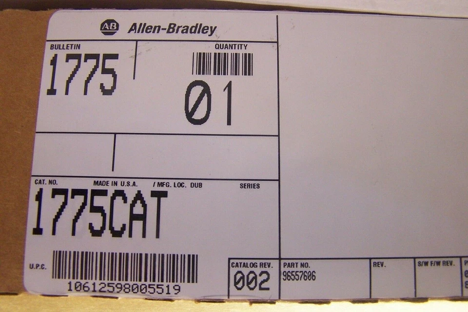 NUEVO CABLE DE CONEXIÓN FINAL ALLEN BRADLEY 1775-CAT PLC-3  Foto 4 de 4