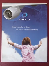 SAFRAN GENERAL ELECTRIC NEXCELLE NACELLE SYSTEMS AIRCRAFT ENGINE PUB LEAFLET
