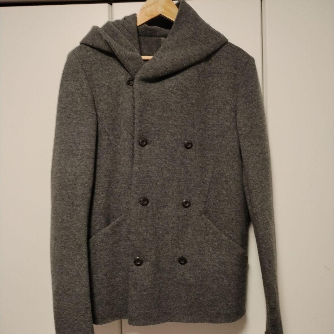 KAZUYUKI KUMAGAI ATTACHMENT / コート/KC83-045// Kazuyuki Kumagai Attachment Cashmere Blend Vertical Double Layer