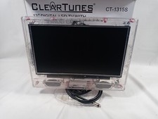 Clear Tunes 13" Digital LED TV NO Remote Model CT-1315S Tested Working