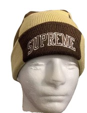 Supreme Checkerboard Beanie Dark Red OS 