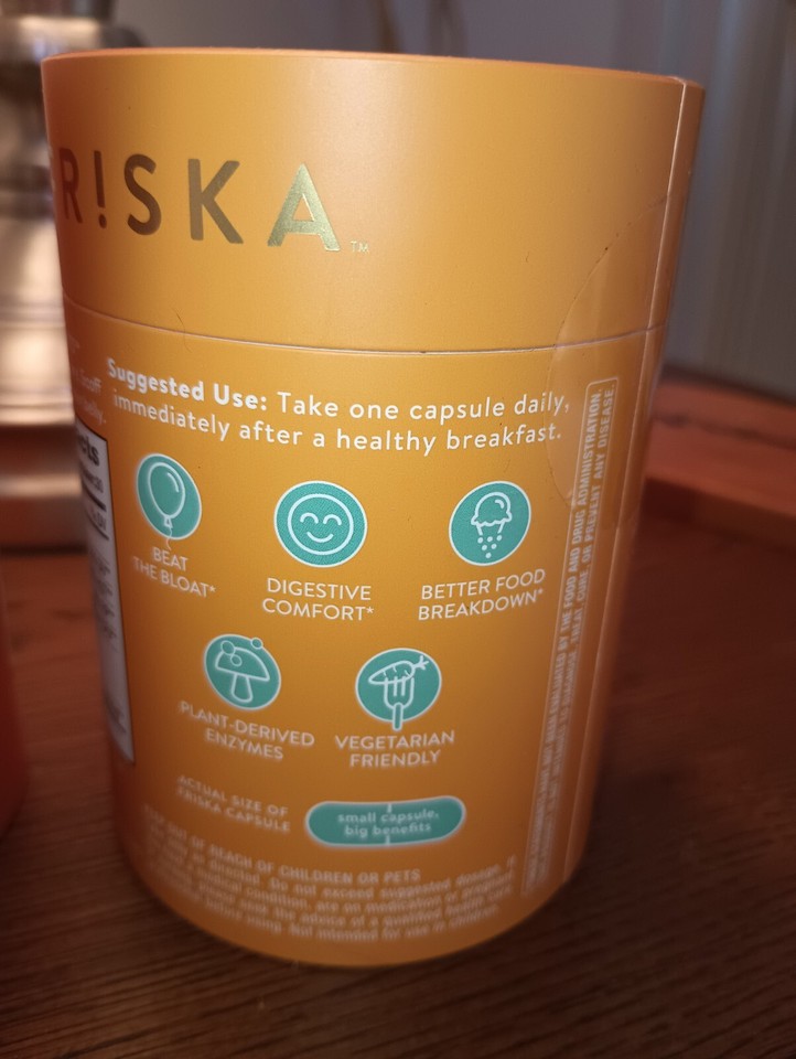 FRISKA Energy Boost Enzyme and Probiotics, Lipase, Amylase, Protease