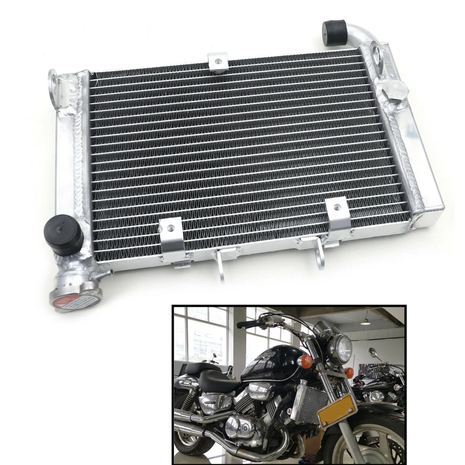 Radiador de aluminio de refrigeración por agua para motor Honda Magna 750 VF750C 1994-2003 Foto 2 de 4