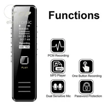 32G Mini Spy Digital Sound Audio Recorder Dictaphone MP3 Player