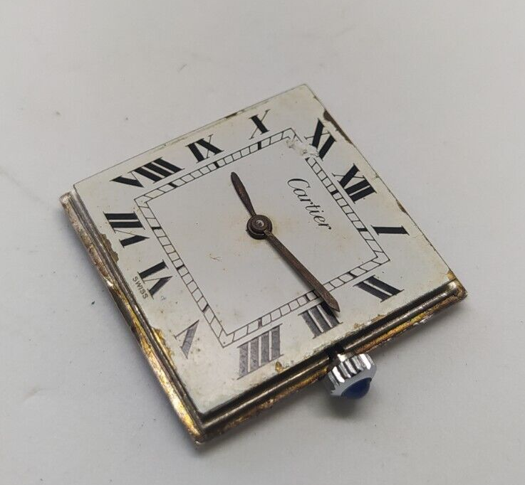 VINTAGE CARTIER TANK SQUARED STERLING SILVER .925 PRE-MUST