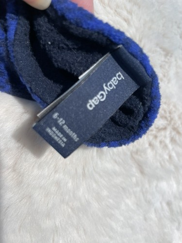 NWT Baby GAP Fleece Hat & Mittens blue navy aztec design NEW 0-6 months - Picture 8 of 8
