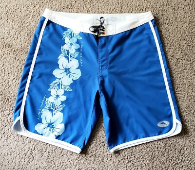 Men's Tommy Bahama Swim Trunks Aloha Hawaiian Board Blue