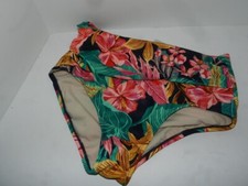 Kona Sol Women's L bikini bottoms floral multi-colored