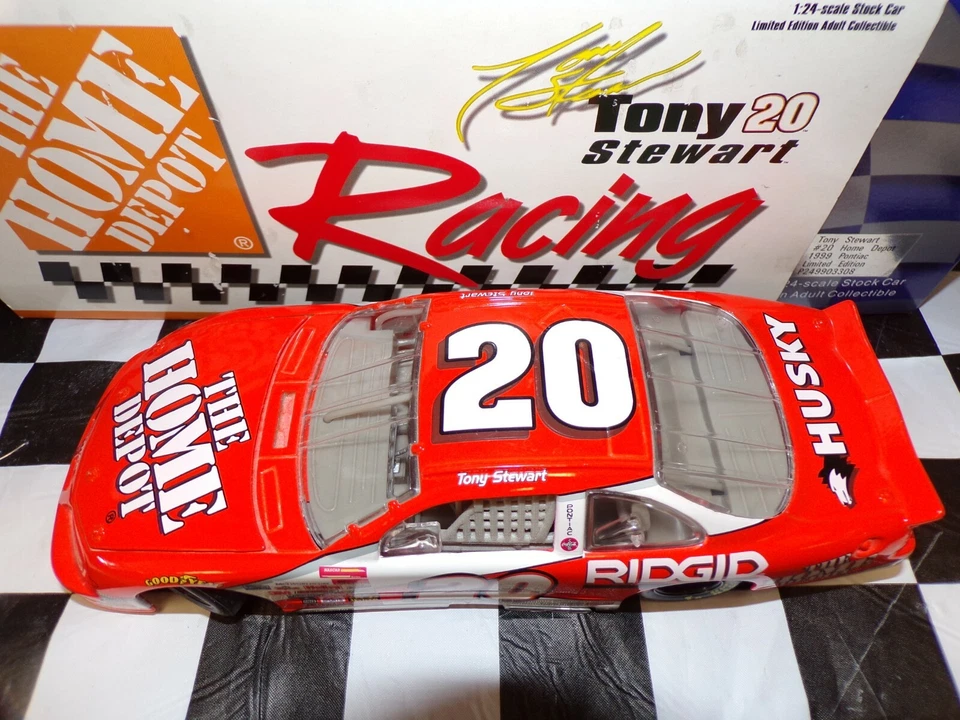 Tony Stewart #20 Casa Depot 1999 Pontiac 1:24 Scala Nascar Action P249903308 - Immagine 3 di 4