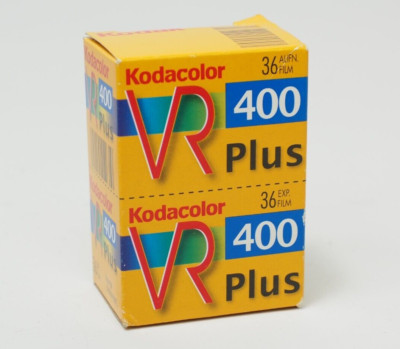 Farbfilm Kodacolor VR 400 Plus Film 24x36mm, Abgelaufen Jahr 2006, Doppelpack