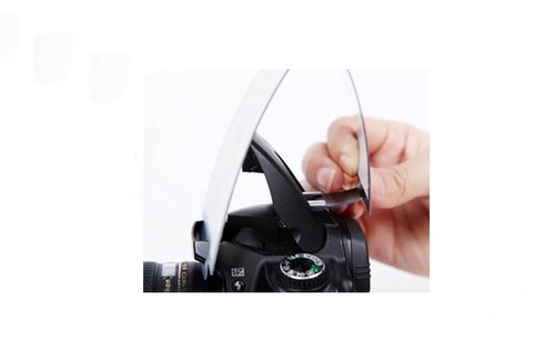 NEW UK Soft Screen Pop Up Flash Diffuser for DSLR Camera Canon Nikon Sony Pentax - Picture 2 of 3