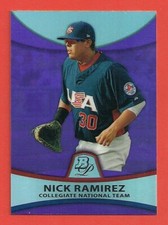 NICK RAMIREZ - 2010 Bowman Platinum Prospects Purple Refractors #PP45   Team USA