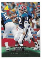JIM KELLY 1995 Pinnacle Football # 42 Buffalo Bills HOF NM - MT