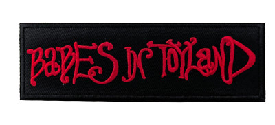 Babes In Toyland Patch, Babes In Toyland Iron On Embroidered Band Patch