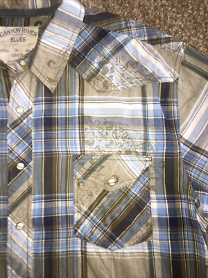 Chemise Plaid Homme INSFITY - Coupe décontractée - Manches Longues - Noir Blanc Noir blanc - Prêt-à-Porter