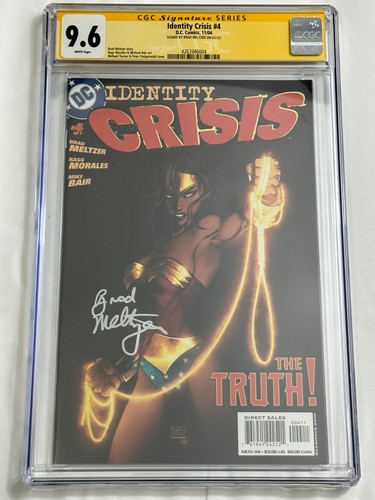 Identity Crisis Full Run CGC Signature Series Signed by Brad Meltzer 1st Prints - Picture 5 of 8