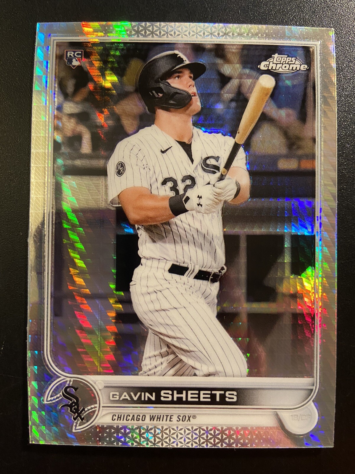 2022 Topps Chrome Prism Refractor Gavin Sheets #146 Rookie White Sox Baseball