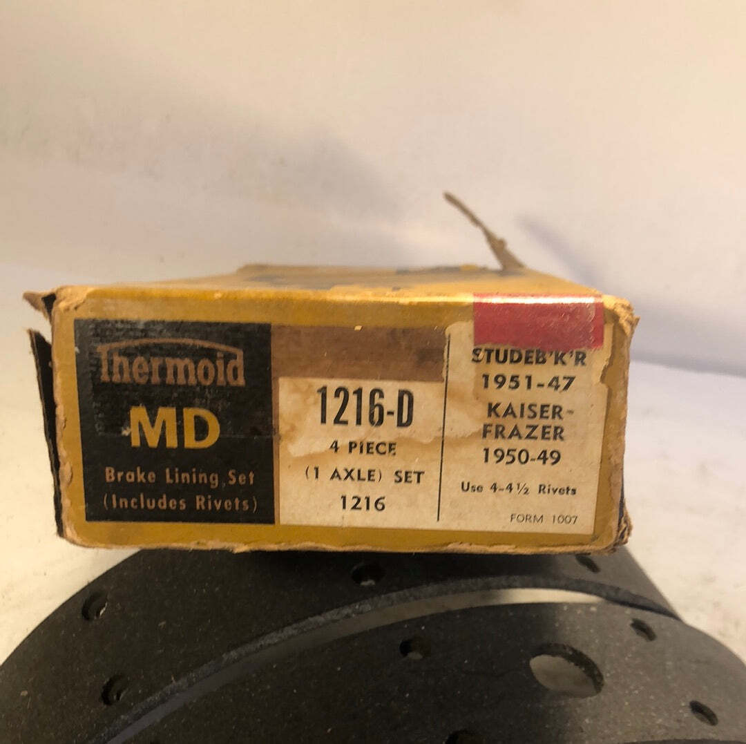 19471952 Studebaker Kaiser Frazer brake lining kit 1 axle NORS eBay