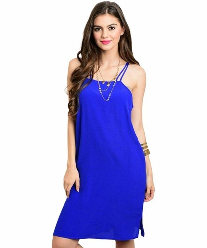 Royal Blue Relaxed Fit Dress - Picture 5 of 5