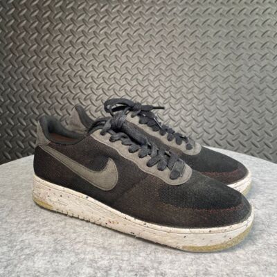 Nike Mens Air Force Crater Flyknit Black Anthracite DC4831-003 - Main Image