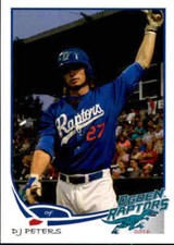 2016 Ogden Raptors Grandstand #22 DJ Peters Glendora California CA Baseball Card