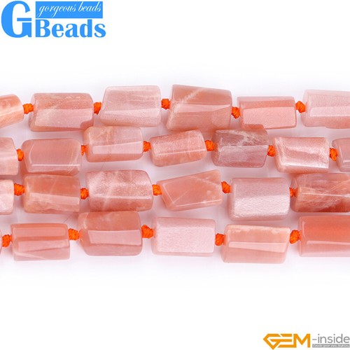 Natural Assorted Gemstone Faceted Tube Column Beads for Jewelry Making 8x12mm - Picture 181 of 192