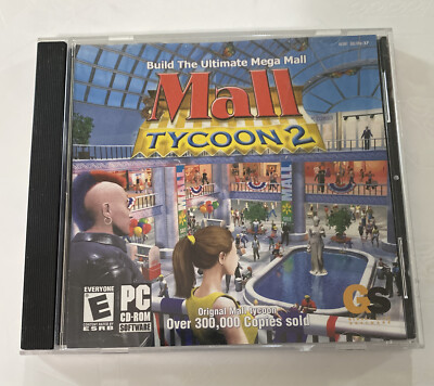 Mall Tycoon 2 (PC CD-Rom, 2003) Build the Ultimate Mega Mall