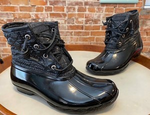 sperry nylon quilted duck boot