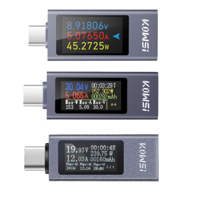 KWS-2303C/KWS-2302C/KWS-2301C DC4~30V Type-C Tester Voltage Current Power Meter