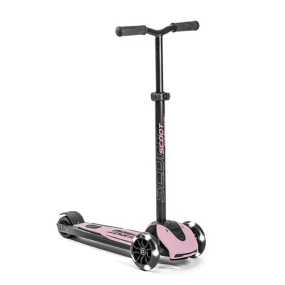 Scoot and Ride Highwaykick 5 LED - Roller ab 5 Jahre bis Erwachsener Farbe: rose