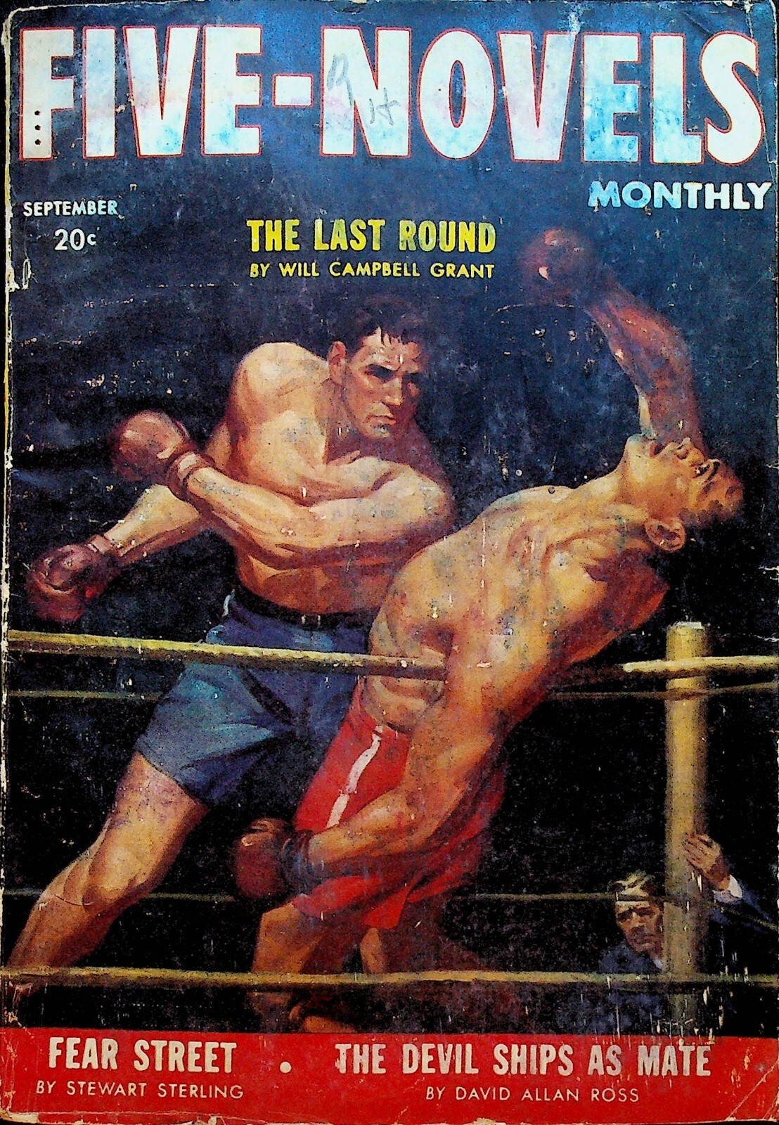 Five Novels Monthly Pulp September 1942 Boxing William Campbell Gault ...