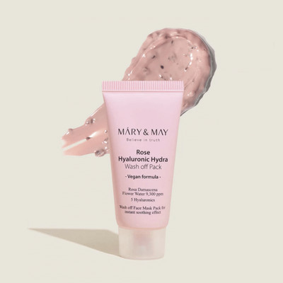 Mary & May Rose Hyaluronic Hydra Wash Off Pack 30 g / 1.05 oz.