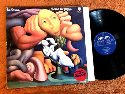 Le Orme Uomo di Pezza Italian 1972 prog rock lp philips 6323013L orig vinyl gate