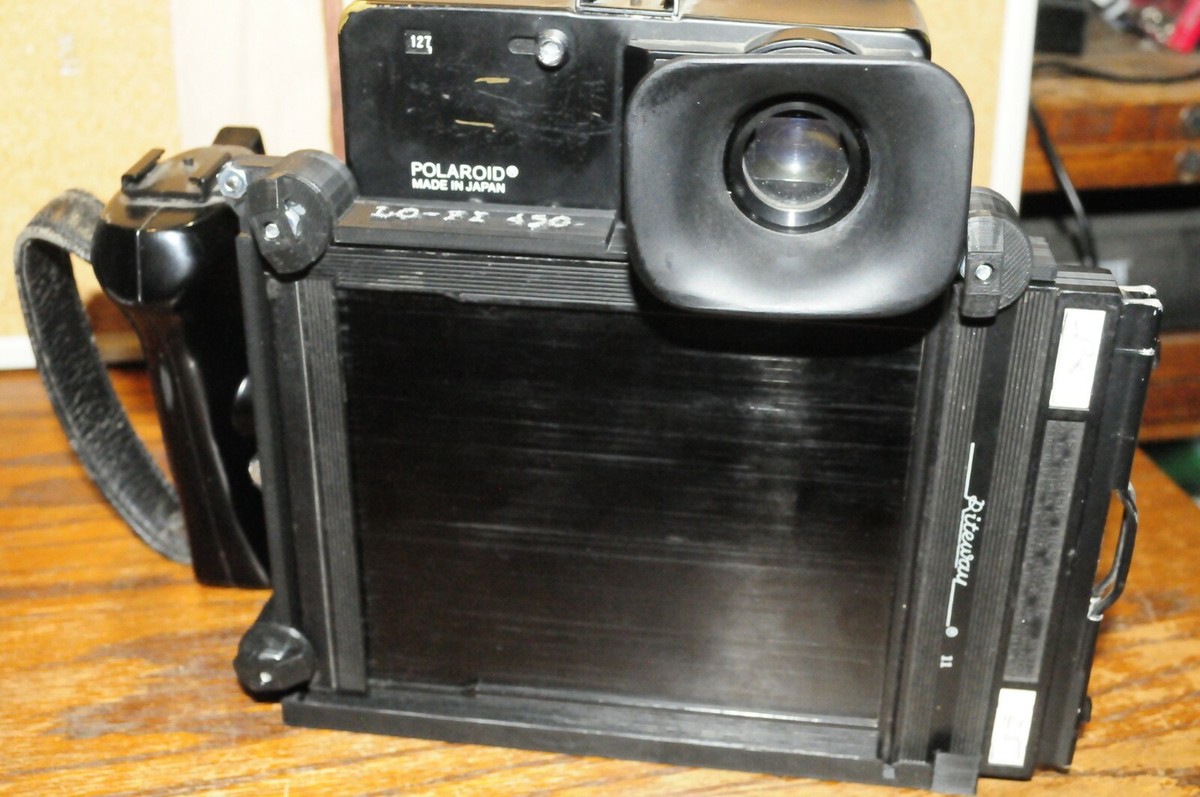 Lo-Fi 45G Graflex 4x5 sheet film holder back for Polaroid 600se