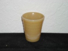 Akro Agate Stacked Disc Tumbler Caramel