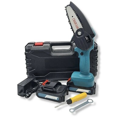MINI ELETTROSEGA A Batteria 24V Motosega Elettrica Tagliarami No Valigia EUR 26,90 - IT - Foto 3