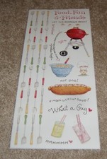 Colorbok Border Sticker Sheet Susan Branch..Barbecue Food, Fun Friends. HTF