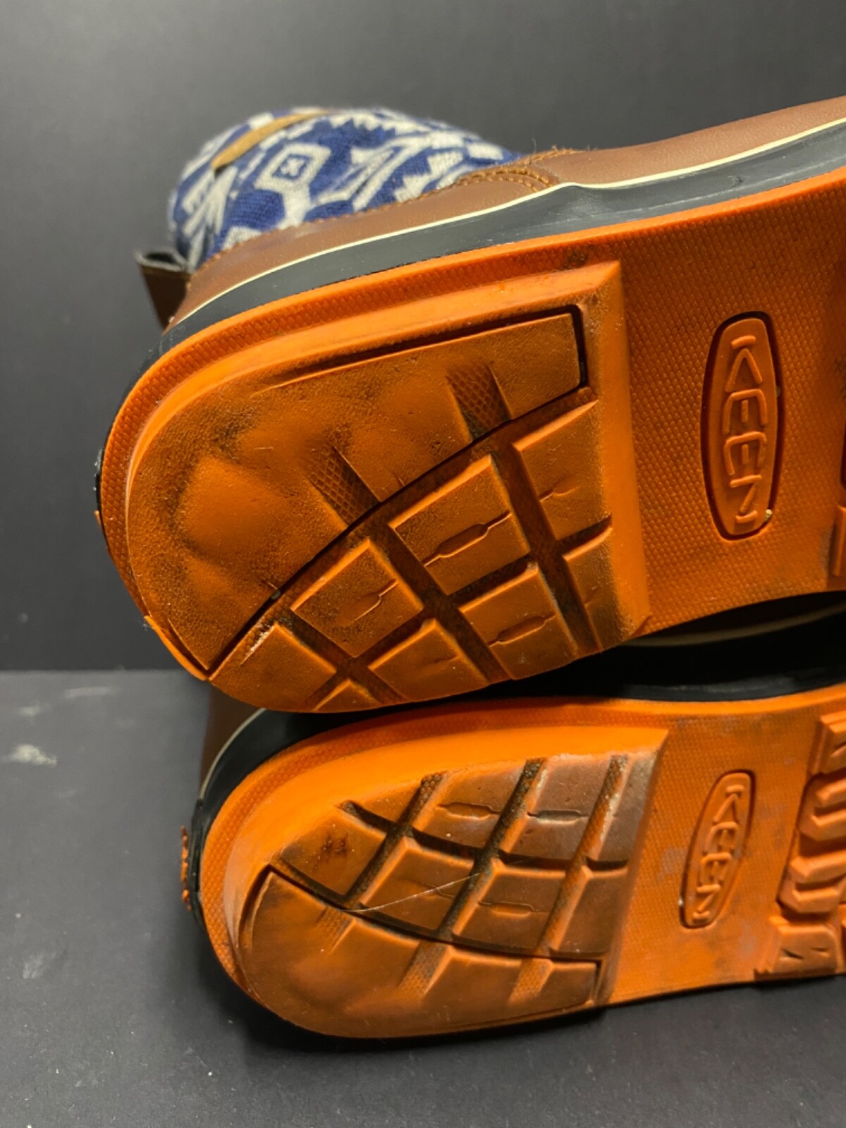 Stivali invernali KEEN US da donna US 8 in pelle foderati in tessuto con lacci