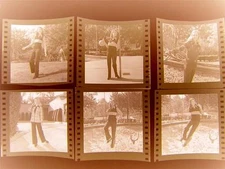 502W FASHION 1970s WOMEN SPORTS WEAR Harry Langdon 6 Negative LOT w/rights