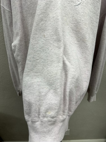 Hanes Sweatshirt Size Unknown Gray Bali Bra Long Sleeve Pullover Crewneck vtg - Picture 3 of 13