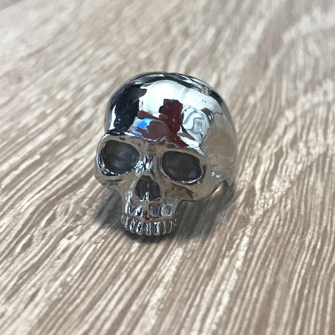 専用になります。希少 Skull ring 作家物 Mastermind Japan Exile Skull Ring Silver Non-Used Vintage