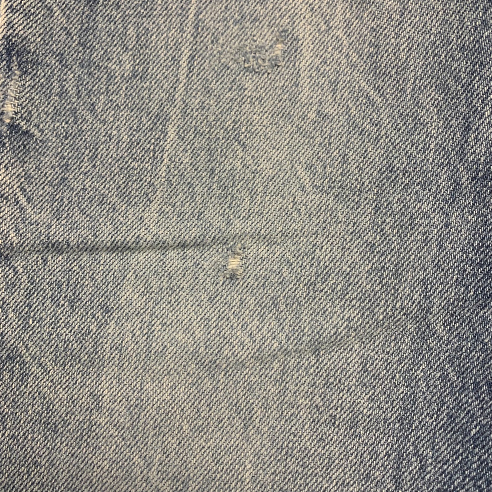 ZARA Women's Jeans Size 8 Blue Straight Leg Raw Hem Denim High Rise 100% Cotton thumbnail 4