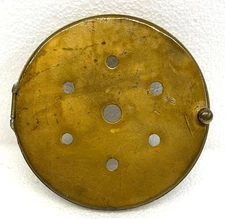 French Mantel Clock Brass Back Door Fits 4 3/8" Opening