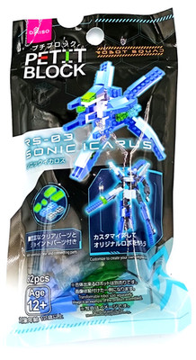 Daiso Petit Block Sonic Icarus Robot Squad RS-03 Mini Building Kit