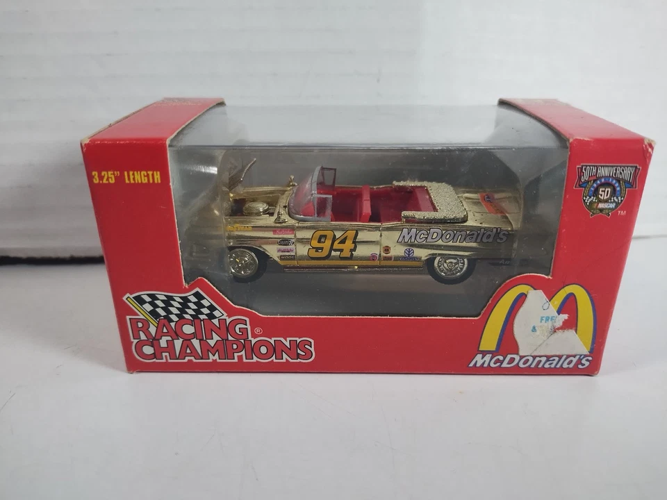 2 Racing Champions Nascar 50 Aniversario McDonald's Oro Edición Limitada 1:64 Diecast  Foto 2 de 4